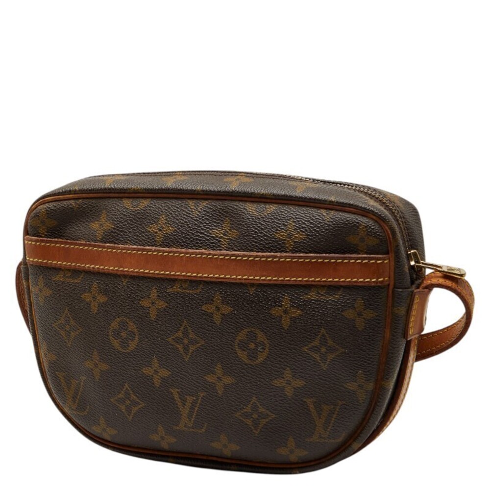 Louis Vuitton Crossbody Bag Leather Brown Monogram Shoulder Fille Jeune Brown